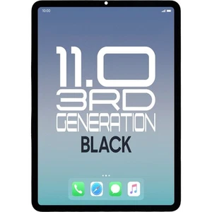 For iPad Pro 11.0'' 3rd Gen 2021 New Brilliance Pro LCD with Touch Black Color - Picture 1 of 2