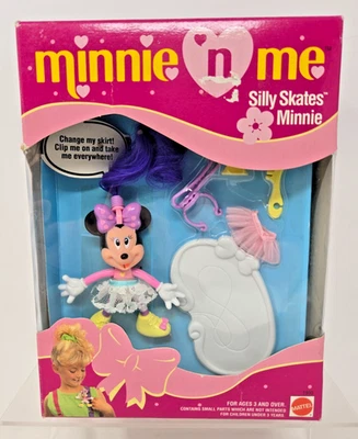 Винтажный 1990 Minnie N Me глупые коньки мыши кукла фигурка игровой набор Mattel новый из старых запасов - Изображение 1 из 4