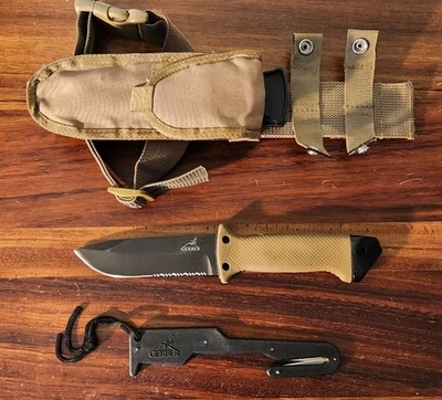 Gerber: LMF II Tactical Recon Knife w/ Sheath Set (New without Box, Sale!)  - Image 1 of 4