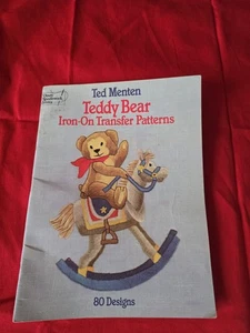 Dover needlework series Ted Menten Teddy Bear iron on transfer pattern book 1983 - Picture 1 of 16