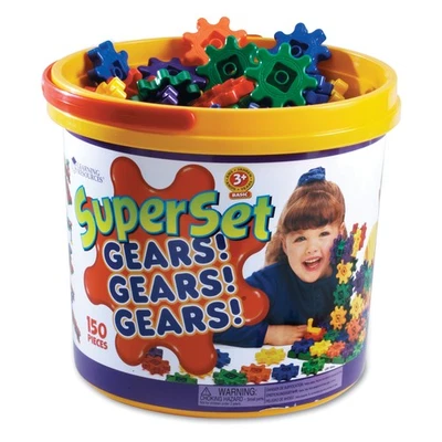 New - Learning Resources Gears! Gears! Gears! - Super Set: 150 Pcs - Ages 3+ - Image 1 of 2
