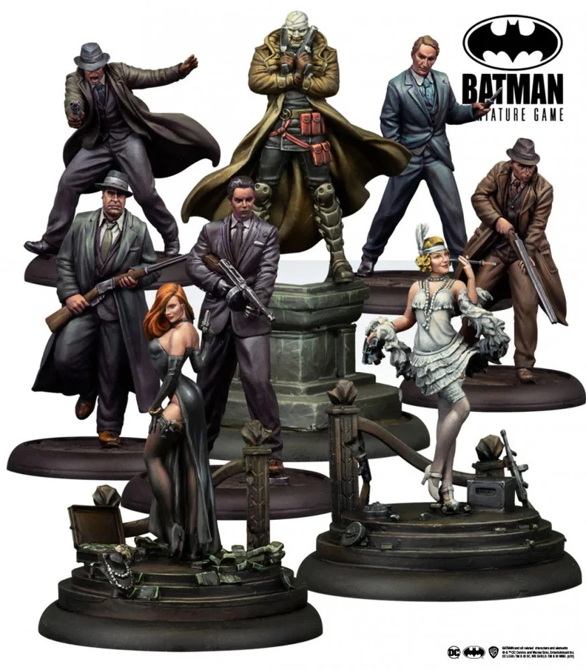 Juego en miniatura Batman - Caja de murciélagos pandilla de dos caras por modelos Knight NUEVO en caja Foto 1 de 1