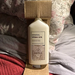 1 BATH & BODY WORKS AROMATHERAPY MINERAL STONE SPA MOISTURE LOTION CREAM PUMP - Picture 1 of 24