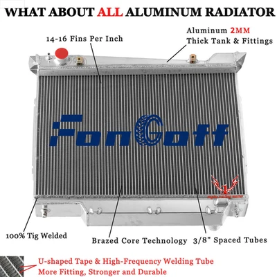 For Lincoln Navigator 5.4L Ford Expedition 4.6L 5.4L V8 2003 2004 3-Row Radiator — 第 1/4 张图片