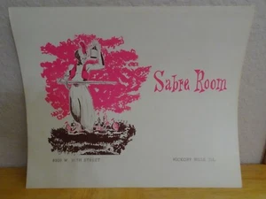 SABRE ROOM Hickory Hills Illinois PHOTO HOLDER VGUC - Picture 1 of 6