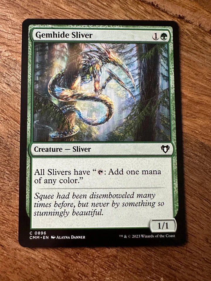  Gemmenhautremasuri / Gemhide Sliver - Commander Masters - NM - EN - MTG - Magic - Bild 1 von 1