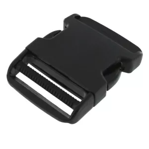 Duraflex 50mm / 2" Black Side Release Buckle Lock Monster - Male Adj/Fem Fix  - Picture 1 of 9