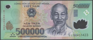 VIETNAM SOCIALIST 500,000 DONG 2006 UNC PREFIX EI,HO CHI MINH,HCN BIRTHPLACE IN - Picture 1 of 2