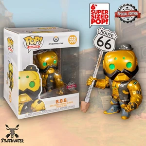 Funko POP! Overwatch B.O.B. BOB # 558 - Special Edition Gold Metallic – NEU - Bild 1 von 3