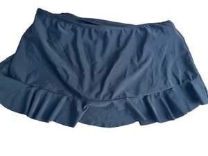 NWT Catalina Size 2XL /18 W-20W Swimsuit Skirt Side Lace Up Full Coverage Bottom - Picture 1 of 6