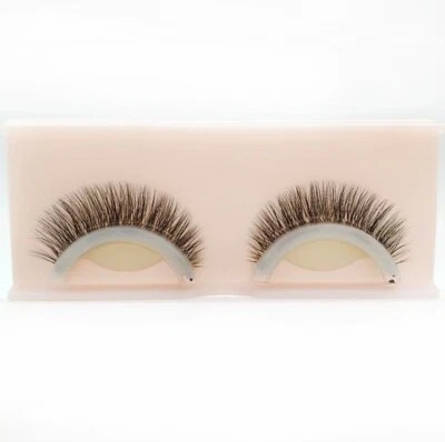 2 piezas pestañas postizas 3D reutilizables autoadhesivas visón natural sin pegamento Foto 1 de 2