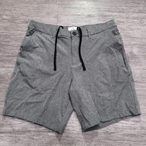 28 Palms Shorts Mens 34 Gray Drawstring Outdoor Board Shorts Trunks 8" Surf Swim - Picture 1 of 8