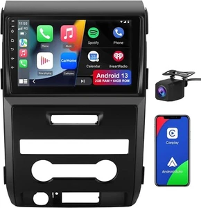 Litillbuly estéreo de coche para Ford F150 F-150 2009 2010 2011 2012 pantalla 2G+64G 9" - Imagen 1 de 7