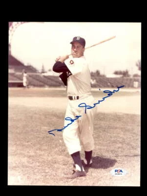 Duke Snider PSA DNA Signed 8x10 Photo Dodgers Autograph - Image 1 of 3