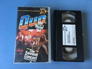 STATUS QUO - END OF THE ROAD '84 - VHS VIDEO VINTAGE - Imagen 1 de 3