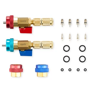 OMT AC Schrader Valve Core Remover R134a R1234yf Valve Core Replacement Tool Kit - Picture 1 of 7
