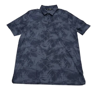 Top polo Travis Matthew azul floral estampado de palmeras para hombre SS, talla XL - Imagen 1 de 7