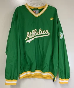 Pull coupe-vent Nike Oakland Athletics Cooperstown Collection MLB XXL vert - Photo 1/9