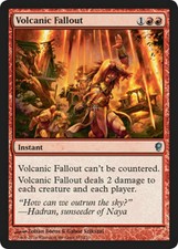 Mtg 4x volcanic fallout vo conspiracy nm/m english magic