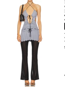 Knit Studded Tie Dress Jaded London FATALE COLLECTION ($178 on revolve) BNWT - Foto 1 di 6