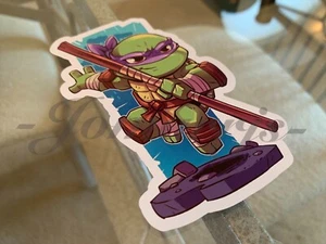 Teenage Mutant Ninja Turtles Donatello Sticker Decal Sign Chibi Movie - Picture 1 of 8
