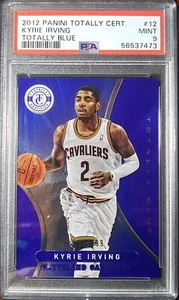 2012-13 Panini Totally Certified Rookies /299 Blue #12 Kyrie Irving RC SP PSA 9 - Picture 1 of 22