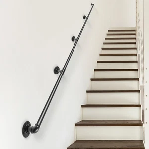 VEVOR Corrimano per Scale in Tubi 4PZ Scale Ringhiere 3,96 m in Acciaio a Parete - Imagen 1 de 12