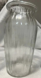 Flower Plant Vase Pattern Textured-Medium Size Clear - Picture 1 of 4