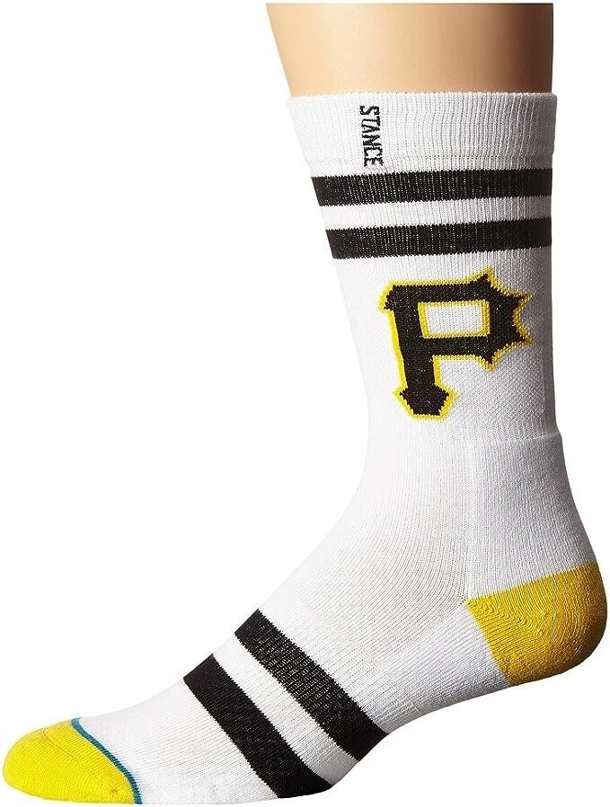 STANCE COTTON MLB PITTSBURGH PIRATES BUCS SOCKS MENS MEDIUM 6-8.5 NWT - Image 1 of 1