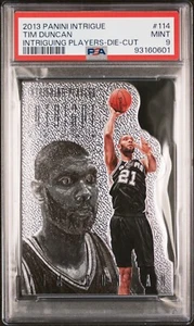 2013 PANINI INTRIGUE TIM DUNCAN INTRIGUING PLAYERS DIE CUT *PSA MINT 9 - POP 1 - Picture 1 of 2