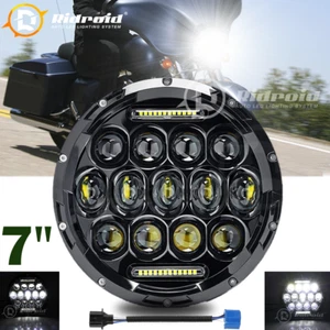 7" LED Headlight For Harley Davidson Road King Street Glide Special FLHXS FLHX Q - Picture 1 of 12