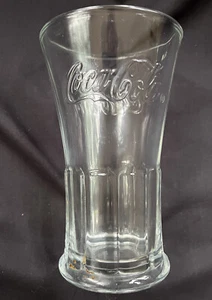 Coca Cola Drinking Glass Clear Coke  - Picture 1 of 4