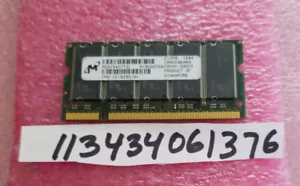 Micron 512MB DDR SoDimm ECC PC-2700 333Mhz Memory 200PIN CISCO RAM - Picture 1 of 1