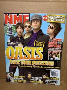 2005 JUNE NME New Music Express OASIS Stone Roses Bloc Party Chris Martin Foo - Imagen 1 de 6