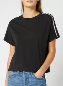Levi's Womens Varsity T-Shirt, Black, Meteorite, UK XS to Large - Picture 1 of 7