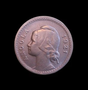 PORTUGUESE ANGOLA 20 CENTAVOS 1921 KM 64 #5639# - Picture 1 of 2