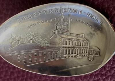 Cuchara de ley Independence Hall Philadelphia Chestnut St Bell de 5,75" de Alvin Foto 1 de 4