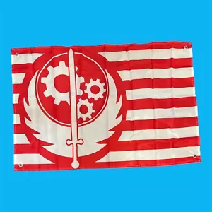 Baner flagowy Brotherhood of Steel (23x35) poliester z mosiężnymi przelotkami - Zdjęcie 1 z 1