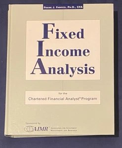 Fixed Income Analysis for the Chart..., Frank J. Fabozz - Picture 1 of 4
