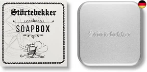 Störtebekker® Premium Seifendose mit Abtropfgitter für Rasierseife und Festes Sh - Bild 1 von 9