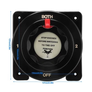 Battery Selector Switch Battery Switch 4 Position For Yacht For RV - Picture 1 of 24