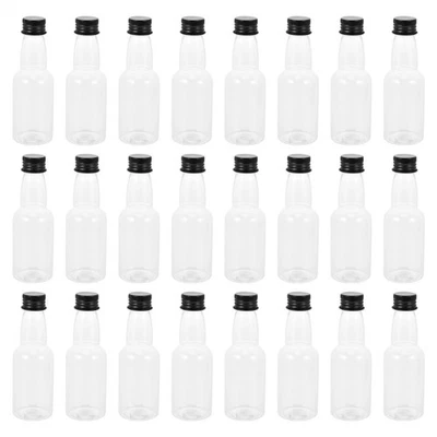  50 Prozent Plastiklagerflaschen kleine Getränkeflaschen Milchbehälter Wein - Bild 1 von 4