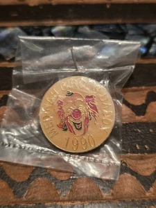 Vintage Medinah Temple Circus 1990 Lapel Pin Clown Gold-Tone - Picture 1 of 3