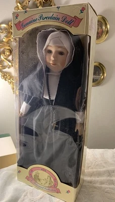 Muñeca vintage 1996 Chadwick Miller porcelana NUN en caja original, 16”H, nueva en caja #31257 Foto 1 de 4