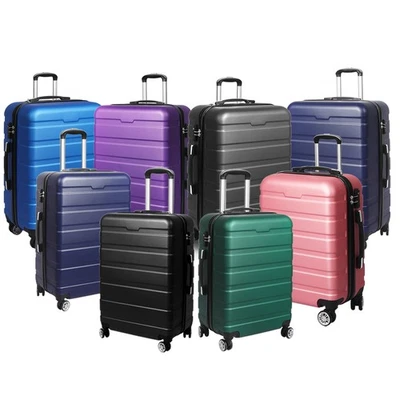 Slimbridge 3PC Luggage sets Suitcase 20" 24" 28" Set Travel TSA Hard Case Carry - image 1 of 4