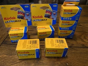 Lot Of 7 Kodak Ultramax 400 Film Expired 10/2023-12/2023 228 Exposures NOS - Picture 1 of 4