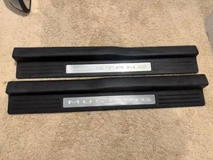 2010-2014 Ford Mustang Illuminated Lighted Door Sills Scuff Plates Trim Panels - Picture 1 of 13