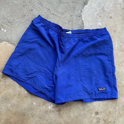 Pantalones Cortos de Natación Patagonia Forrados 4” Baggies Nylon Azul Para Hombre Grande (Se Adapta a XL) Foto 1 de 4