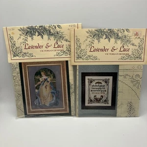 Lavender & Lace Victorian Designs Cross Stitch Patterns Queen Anne Serendipity - Picture 1 of 10