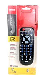 RCA Universal Remote Control Model RCR504BZ 4 Device Controls TV SAT/CBL VCR DVD - Picture 1 of 5